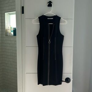 Alexander Wang Black Zipper Dress